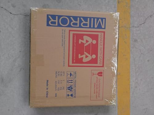 Hasipu Vanity Mirror with Lights, 32" x 22" LED Makeup Mirror, Lighted Makeup Mirror with Dimmable 3 Modes, Touch Screen Control Vanity Mirror Round White