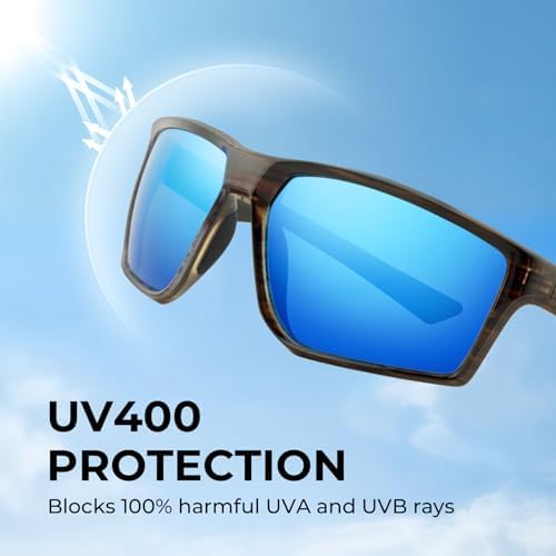 KastKing Osage Polarized Sport Sunglasses for Men and Women, Ideal for Driving Fishing Cycling Running, UV Protection