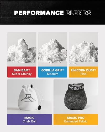 Friction Labs Premium Sports Chalk for Rock Climbing, Weight Lifting, Gymnastics, Tennis & More