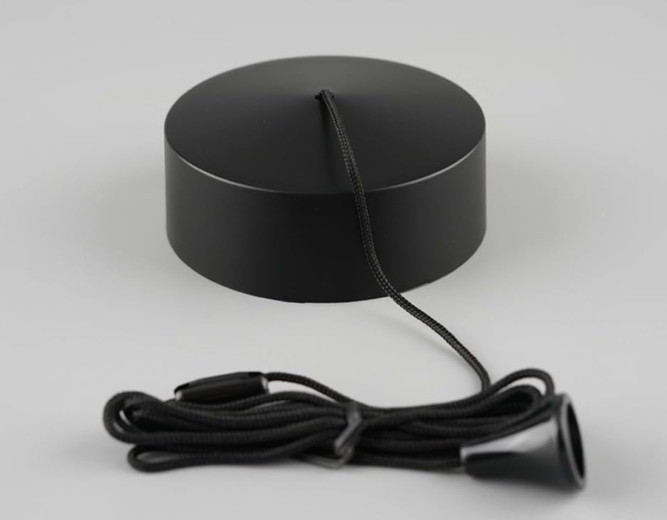 Taps2Traps™ Matt Black Bathroom Light Pull Switch With Black Cord & Toggle 2 Way 6A