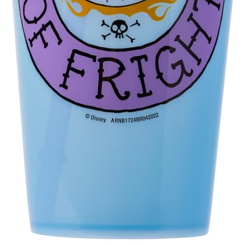 Silver Buffalo Disney The Nightmare Before Christmas 4 Pack Color Change Plastic Tumblers Featuring Jack Skellington, Sally, Oogie Boogie, and Zero, 24 Ounces