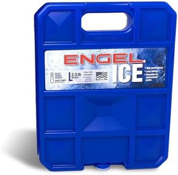 ENGEL 32°F Cooler & 5°F Freezer Packs - Made in The USA - Ice Packs for Boating, Fishing, Camping & Food Storage. The Perfect Non-Toxic Safe Replacement for Regular Ice or Dry Ice.