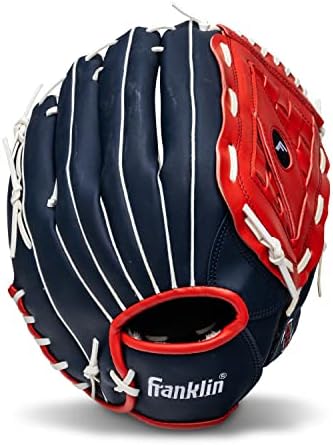 Franklin Sports Baseball + Softball Gloves - Field Master Adult + Youth Baseball + Softball Gloves - Right Hand + Left Hand Gloves - Infield + Outfield Mitts - Multiple Sizes + Colors