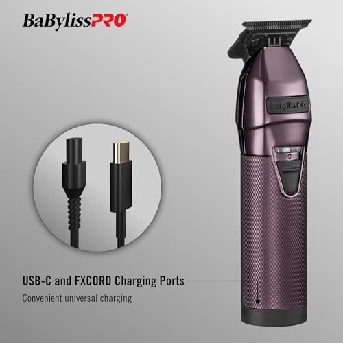 BaBylissPRO® LimitedFX Purple All-Metal Lithium Hair Trimmer