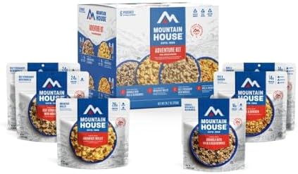 Mountain House Adventure Weekender Kit | Freeze Dried Camping & Backpacking Food | 12 Servings