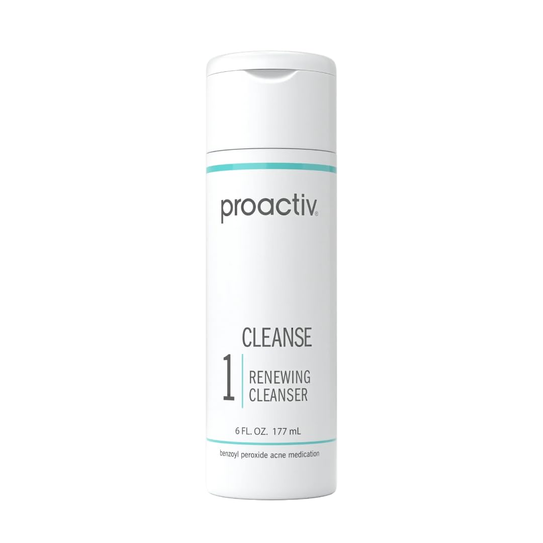 Proactiv Renewing Acne Cleanser, Benzoyl Peroxide Face Wash, 6 Fl Oz