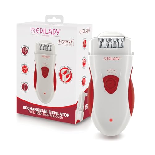 Epilady Legend 4 | Cordless Epilators Hair Removal for Women, 2 Speed Bikini Trimmer, Electric Shaver for Women, Rechargeable Body Hair Remover