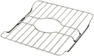 SunnyPoint 304 Stainless Steel Sink Protector Rack – Rust-Resistant Grid for Kitchen Sink Bottom, Scratch Prevention, Drainage Support,(Small) (10.75"x12.4")