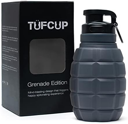 Spit Cup Spittoon for Chewing, Portable Reusable Spit Dipping Cup with Lid, Collapsible Spill Resistant Leak Proof Silicone Body Travel Spitter