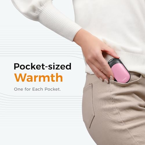 OCOOPA Magnetic Hand Warmers Rechargeable 2 Pack, AI Electric Handwarmers, Fast Heating, 3-Settings, UL Certified, Portable Heater, Gloves Fitting, Travel Essentials, Gifts Women Men, UT3 Lite