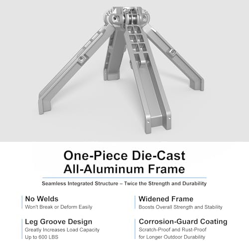 Camping Chairs for Adults, Supports 600 Lbs Lightweight Folding Camping Chair, Collapses to Size of Water Bottle Portable Camping Chair for Outdoor, Beach, Lawn, Travel, Picnics