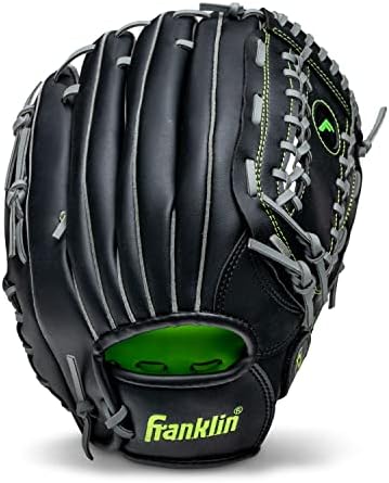 Franklin Sports Baseball + Softball Gloves - Field Master Adult + Youth Baseball + Softball Gloves - Right Hand + Left Hand Gloves - Infield + Outfield Mitts - Multiple Sizes + Colors