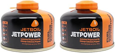 Jetboil Jetpower Fuel for Jetboil Camping and Backpacking Stoves, 100 Grams (2-Pack)