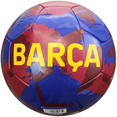 Icon Sports Officially Licensed FC Barcelona Size 5 Regulation Non-Toxic PVC Soccer Ball