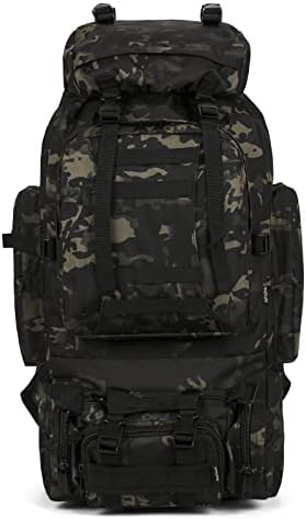 100L Camping Hiking Backpack,Molle military Tactical rucksack backpack,Waterproof Lightweight Hiking Backpack