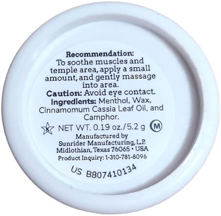 Sunbreeze Balm .19 oz Small Container by Sunrider