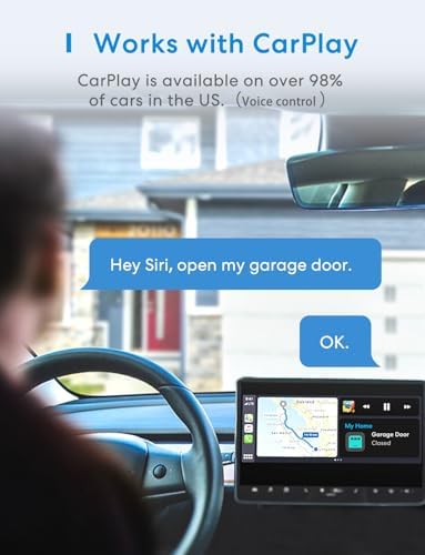 meross Smart Garage Door Opener Remote with External Antenna, Up to 3 Single Doors, Compatible with Apple HomeKit, Amazon Alexa, Google Assistant, SmartThings, App Control, No Hub Needed