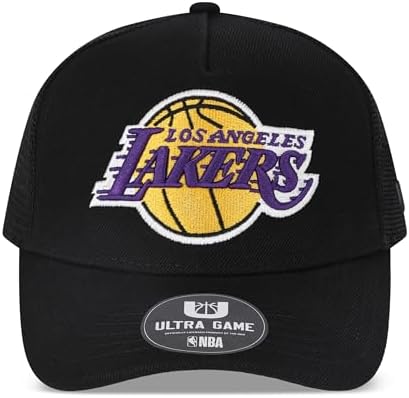 Ultra Game Men's NBA Official Snap Back All Around The World Trucker Baseball Cap Hat