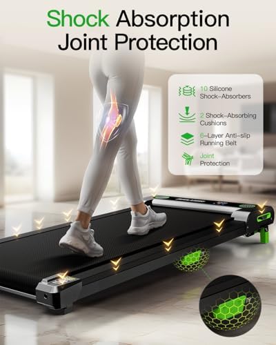 Walking Pad with Incline, Incline Treadmills for Home, 2.5 HP Under Desk Treadmill Small with Remote Control, Walking Pad Small Treadmill with LED Display