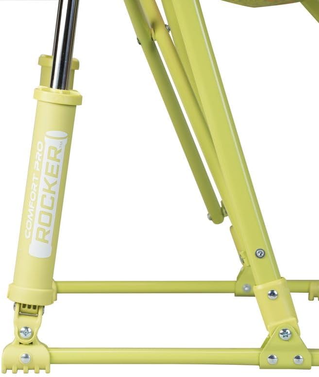 GCI Outdoor Comfort Pro Rocker Camping Chair | Portable Folding Rocking Chair with Durable Armrests & Drink Holder — Floral