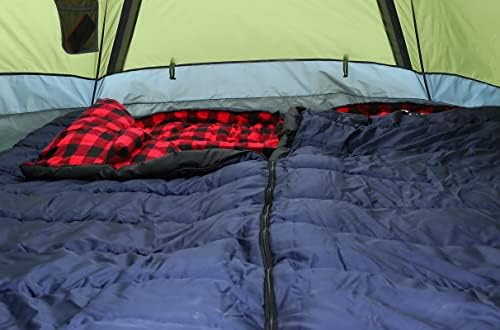 0 Degree Sleeping Bag Cotton Flannel Sleeping Bags for Adults Cold Weather Camping Winter Zero Degree Warm Weather Big and Tall