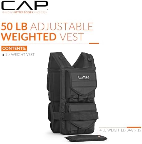 CAP Barbell Adjustable Weighted Vest | Various Sizes
