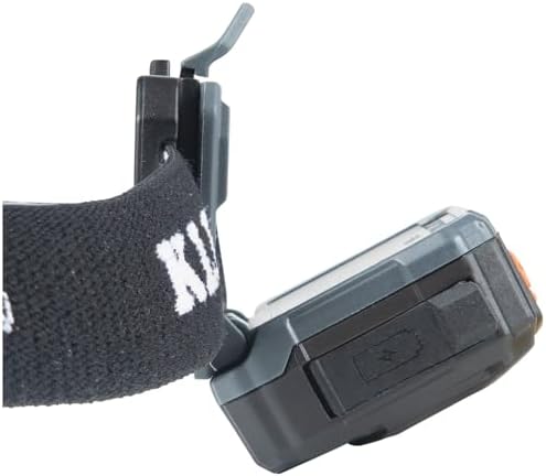 Klein Tools 56049 Rechargeable Headlamp / LED Lights, Adjustable Fabric Strap with Marker / Pencil Holder, 260 Lumens, for Work and Outdoors