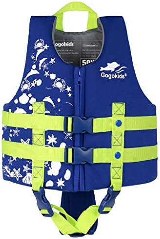 Gogokids Toddler Swim Vest, Kids Floaties – Boys & Girls Buoyancy Jacket, Swimming Aid for Pool & Beach, Fits 2-8 Years / 22-60 lbs