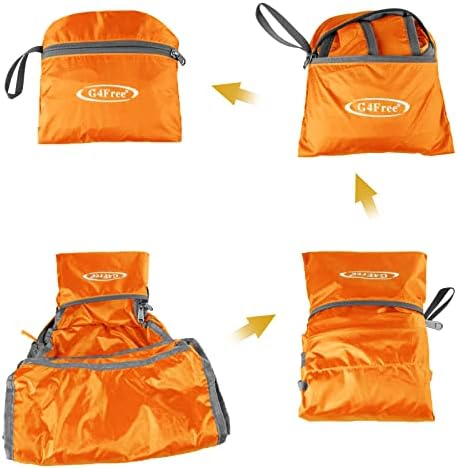 G4Free 20L Lightweight Packable Backpack Travel Hiking Daypack Foldable Backpack for Men Women