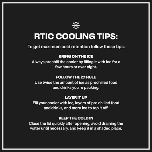 RTIC Ultra-Light 32 Quart Hard Cooler Insulated Portable Ice Chest Box for Drink, Beverage, Beach, Camping, Picnic, Fishing, Boat, Barbecue, 30% Lighter Than Rotomolded Coolers