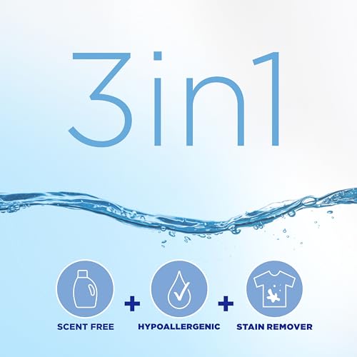 Tide Free & Gentle Liquid Laundry Detergent, 105 fl oz, 80 Loads, HE Compatible