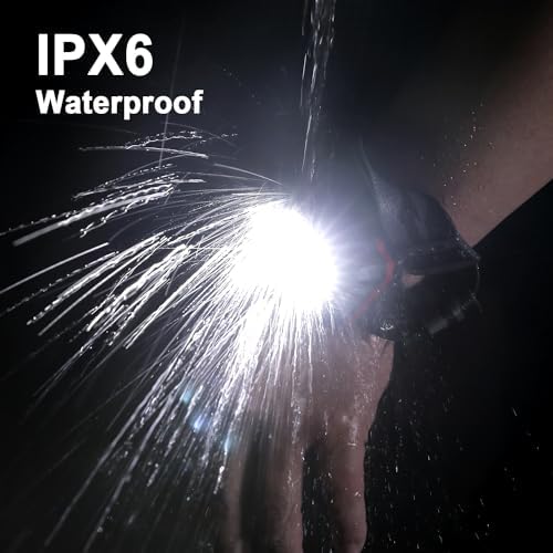 klarus HM1 IPX6 Waterproof Rechargeable Headlamp with Motion Sensor, 70 Hours Long Battery Life, Full Charge in 2.5 Hours, 440 Lumens Consistent Output, Shock and Drop Resistant