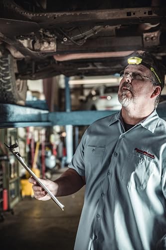 Streamlight 61700 Bandit 180-Lumen USB Rechargeable LED Headlamp with Elastic Head Strap, Clip, and USB Cable, Yellow