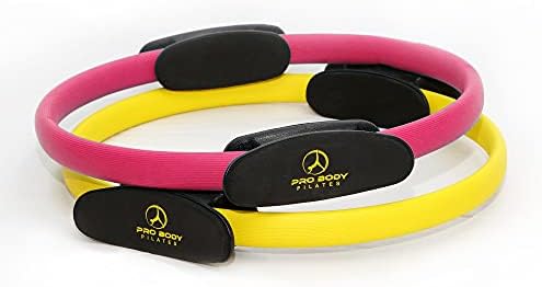 ProBody Pilates Fitness Ring – 14 Inch Pilates Ring for Focusing on Toning Inner Thighs, Arms, and Core