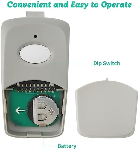 3 Replacement for Multicode Garage Gate Door Opener Remote,3089,308911,MCS308911,10 dip Switch,300MHZ