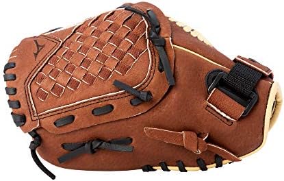 Mizuno Prospect PowerClose Youth Baseball Glove Series I V-Flex Notch I Parashock Palm Pad I ButterSoft Palm Liner