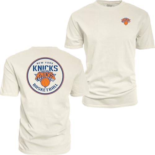 Blue 84 NBA Officially Licensed T-Shirt Ringspun Front/Back Ivory