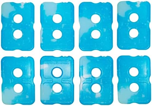 Healthy Packers Ice Packs for Lunch Boxes & Coolers - Freezer Packs - Original Cool Pack | Cooler Accessories for Beach, Camping & Fishing | Slim & Long-Lasting Reusable Ice Pack for Cooler