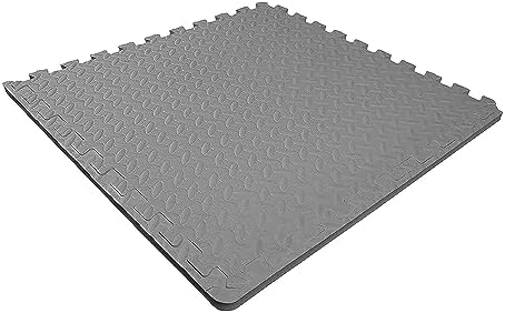 BalanceFrom Puzzle Exercise Mat with EVA Foam Interlocking Tiles for MMA, Exercise, Gymnastics and Home Gym Protective Flooring, Multiple Sizes and Colors