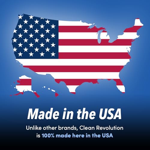 Clean Revolution Foaming Hand Soap Refill Supply Container, Ready to Use Formula, Gluten Free, Spring Air Fragrance, 128 Fl. Oz, 4 Pack