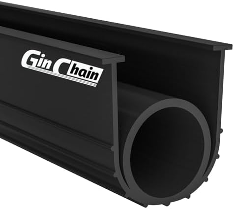 Garage Door Seals Bottom Rubber Weather Stripping Kit Replacement, U+O Ring Weatherproof Threshold Buffering Sealing Rubber, 1/4 Inch T Ends, 4 Inch Width (16 Ft)