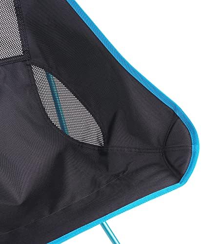 Helinox Chair Two Ultralight, High-Back, Collapsible Camping Chair, Black, with Pockets