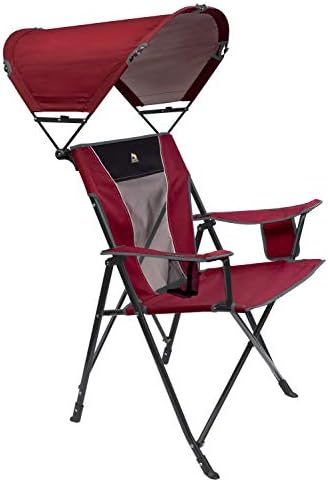 GCI Outdoor Sunshade Comfort Pro Chair, Cinnamon Red