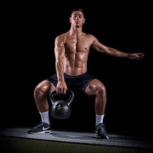 ProsourceFit Vinyl Plastic Kettlebell from 10, 15, 20, 25, 30, and 35 lbs