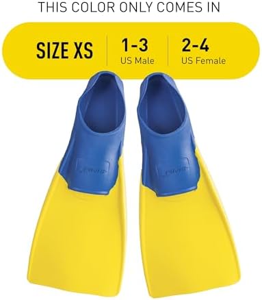 FINIS Long Floating Swim Fins - Training Fins for All Ages - Improves Kick Technique & Body Position