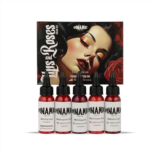 Dynamic Color Co Ink Set - Lips and Roses 1oz Color Set