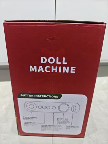 Skirfy Christmas Claw Machine for Kids, Holiday Toys for Girls Age 6+, Mini Arcade Game Vending Machine with Plush Toys and Candy Dispenser, Festive Claw Game Machine, for Girls