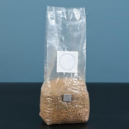 Oniissy 10×High-Yield Mushroom Cultivation Bags: Sterilized & Versatile for All Setups,Mushroom Bags with Vents,Clear Breathable Mushroom Substrate Bag