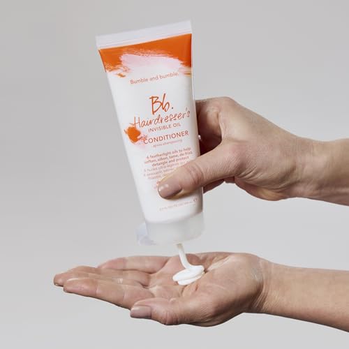 Bumble and bumble. Hairdresser's Invisible Oil Hydrating Conditioner | Hydrating, Anti Frizz, Shine, Color Safe | Curly, Wavy, Straight | With Argan Oil, Coconut Oil + Grapeseed Oil, 33.8 Fl Oz