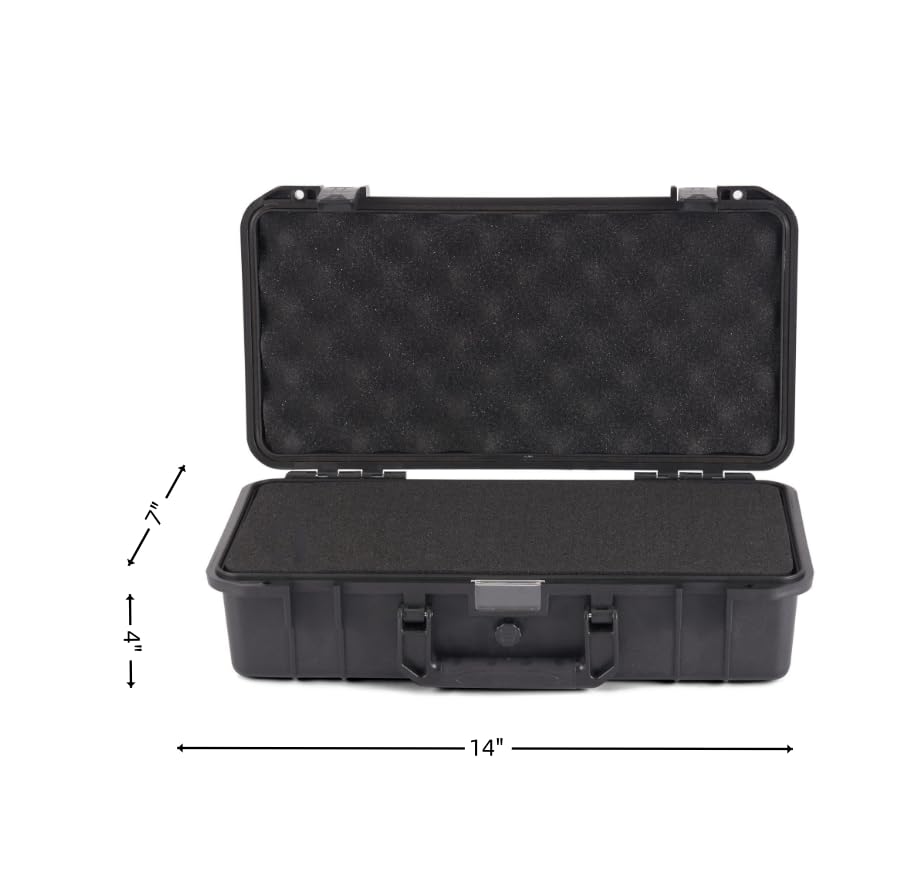 CHBAYI Waterproof Hard Storage Case Compatible with Canon EOS Rebel T7 DSLR Camera with EF18-55mm + EF 75-300mm Lens, Camera Protective Waterproof case with Foam (Camera/18-55mm&75-300mm Lenses case)